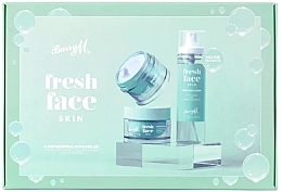 Духи, Парфюмерия, косметика Набор - Barry M Fresh Face Skin 3-Step Skincare Set (cleans/balm/40 g + toner/100 ml + cr/50 ml)