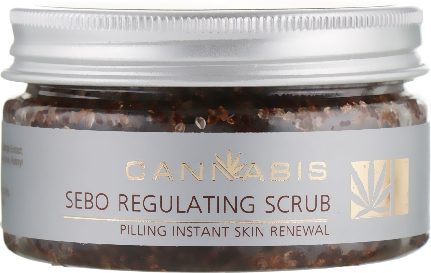 Скраб для лица - Cannabis Sebo Regulating Scrub Pilling Instant Skin Renewal — фото N2