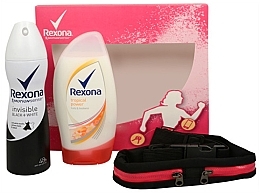 Духи, Парфюмерия, косметика Набор - Rexona (deo/spray/150ml + sh/gel/250ml + accessory)