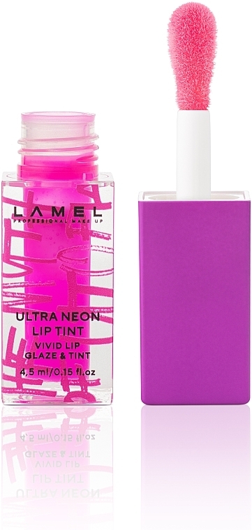 Блеск-тинт для губ - LAMEL Make Up The Myth of Utopia Ultra Neon Lip Tint — фото N4