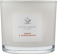 Ароматическая свеча "Amber and Sandalwood" - Acca Kappa Scented Candle — фото N1