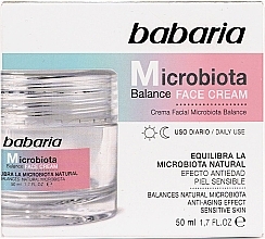 Парфумерія, косметика Балансувальний крем для обличчя - Babaria Microbiota Balance Cream