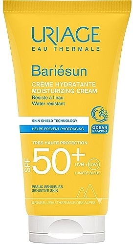 Солнцезащитный увлажняющий крем для тела - Uriage Bariesun Moisturuzing Cream SPF50+ — фото N1