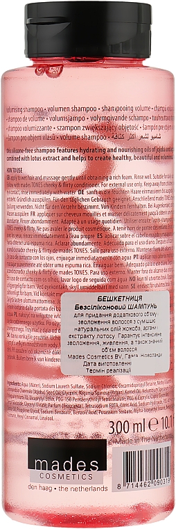 Шампунь для об'єму - Tones Cheeky & Flirty Volume Shampoo — фото N2