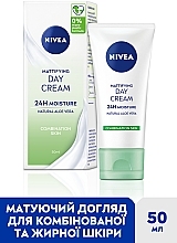 Матуючий денний крем "Інтенсивне зволоження 24 години" - NIVEA Mattifying Day Cream — фото N2