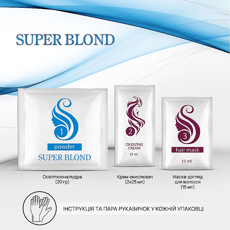 Осветлитель для волос "Super Blond" - Acme Color — фото N3