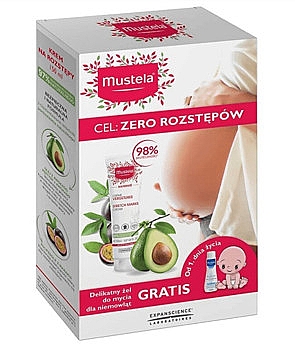 Набор от растяжек - Mustela Maternity (b/cr/150ml + sh/gel/200ml) — фото N1