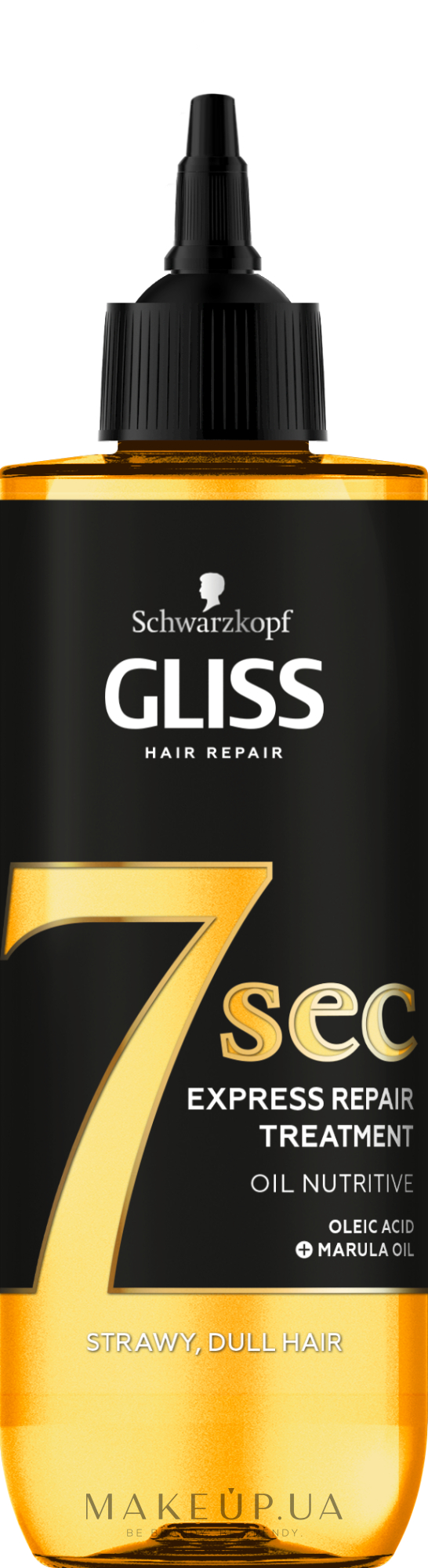 Экспресс-маска 7 секунд для тусклых волос - Gliss Oil Nutritive — фото 200ml