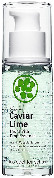 Эссенция для лица с икрой лайма - Too Cool For School Caviar Lime Hydra Vita Drop Essence — фото N1