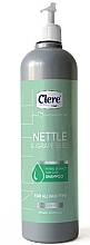 Шампунь для волосся "Кропива та виноград" - Clere Nettle & Grape Seed Shampoo — фото N1