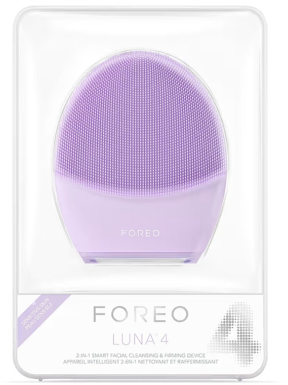 Очищающая щетка для чувствительной кожи лица - Foreo Luna 4 Sensitive Skin Lavender — фото N5