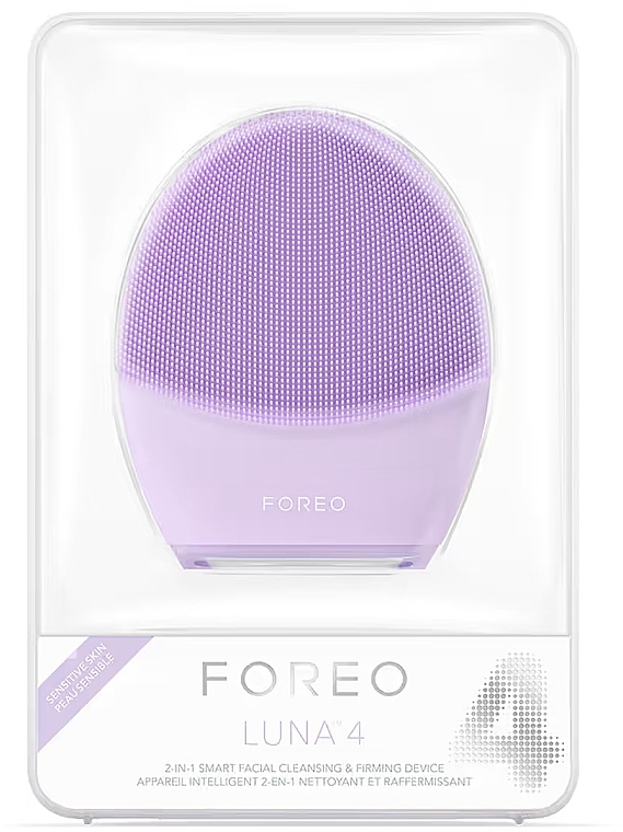 Очищувальна щітка для чутливої шкіри обличчя - Foreo Luna 4 Sensitive Skin Lavender — фото N5