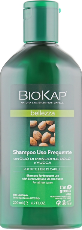 Шампунь для частого использования - BiosLine BioKap Shampoo Uso Frequente — фото N2