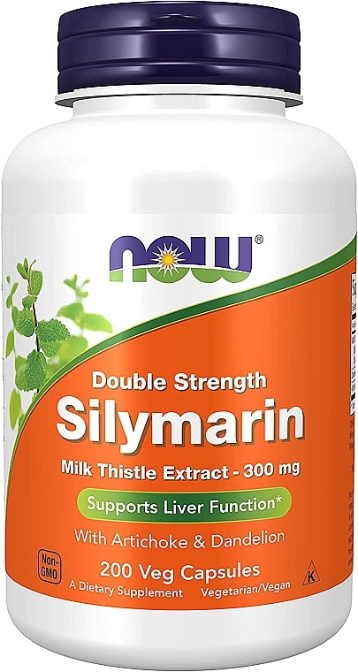 Силімарин, екстракт розторопші п'ятнистої - Now Foods Double Strength Silymarin Milk Thistle Extract — фото N6