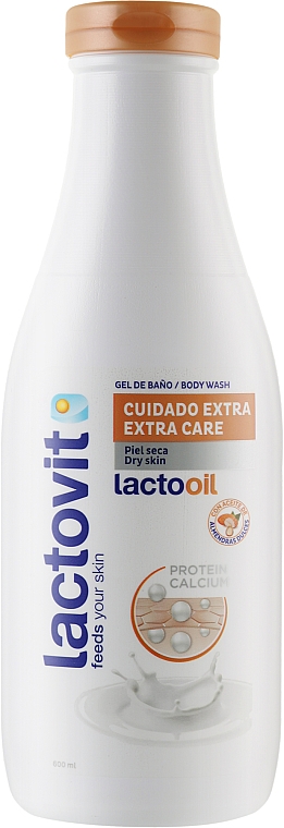 Гель для душа с миндальным маслом - Lactovit Lacto-oil Shower Gel — фото N1