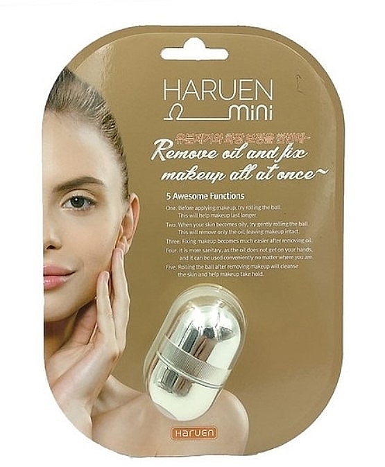 Косметичний інструмент для масажу та видалення шкірного жиру - Haruen Mini Matte Champagne Gold — фото N1