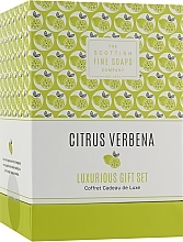 Парфумерія, косметика УЦІНКА Набір - Scottish Fine Soaps Citrus Verbena Luxurious Gift Set (wash/75ml + but/75ml + cr/75ml + soap) *
