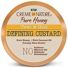 Парфумерія, косметика Крем для волосся - Creme of Nature Pure Honey Twist & Hold Defining Custard