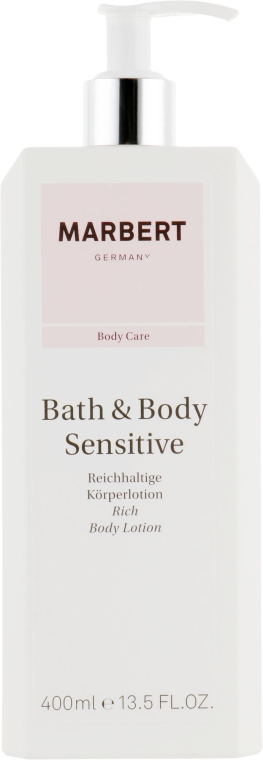 Лосьйон для чутливої й сухої шкіри тіла - Marbert Bath & Body Sensitive Body Lotion — фото N1
