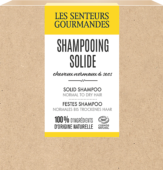 Твердий шампунь для сухого волосся - Les Senteurs Gourmandes Solid Shampoo Normal To Dry Hair — фото N1