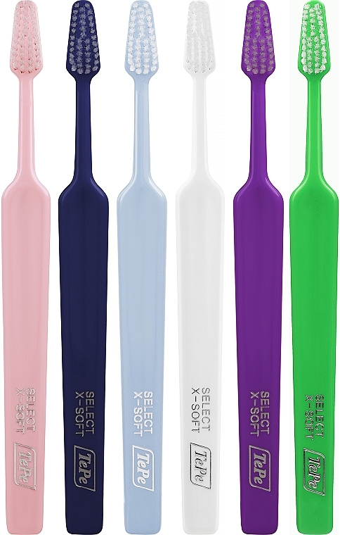 Набір зубних щіток, 6 шт., варіант 8 - TePe Select X-Soft — фото N1
