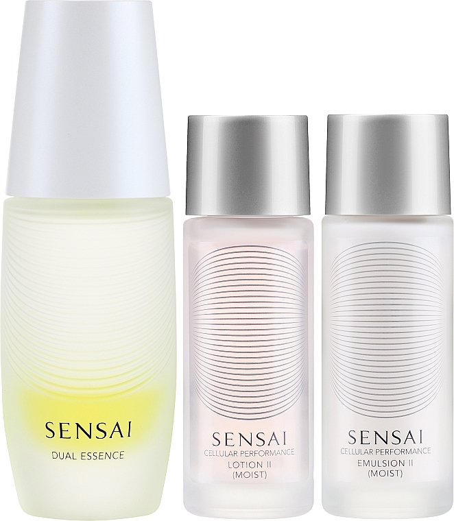 Набір - Sensai Dual Essence Limited Edition Gift Set (ess/30ml + lot/20ml + emuls/20ml) — фото N2