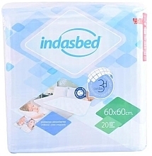 Парфумерія, косметика Пеленки гигиенические 60х60 см, 20 шт.- Indasec Indasbed Absorbent Protector