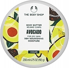 Масло для тіла "Авокадо" - The Body Shop Avocado Body Butter For Dry Skin — фото N2
