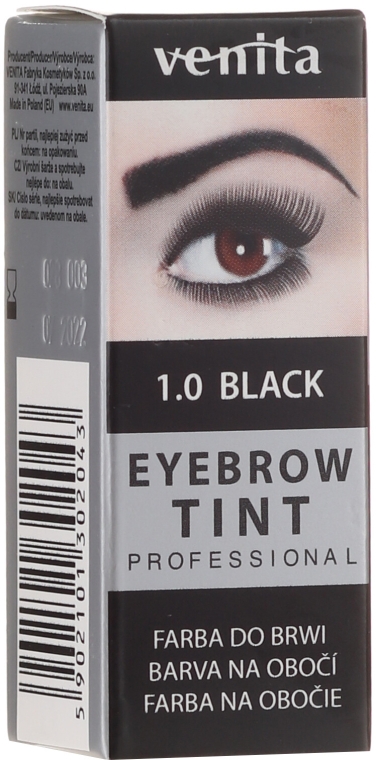 Краска-порошок для бровей - Venita Henna Color Eyebrow Tint — фото N3