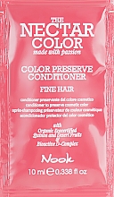 Парфумерія, косметика Кондиціонер для збереження косметичного кольору - Nook The Nectar Color Color Preserve Conditioner (пробник)