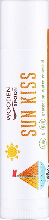 Захисний бальзам для губ - Wooden Spoon Sun Kiss Lip Balm SPF45 — фото N1