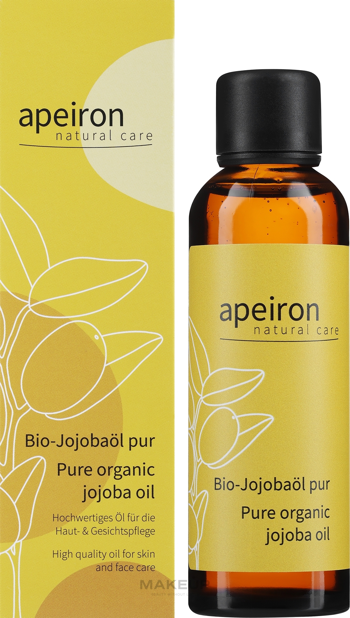 Чистое масло жожоба - Apeiron Jojoba Oil Pure — фото 75ml