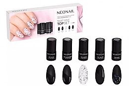 Набор - NeoNail Professional Zestaw Must Have Top Set (nail/top/5*3ml) — фото N2