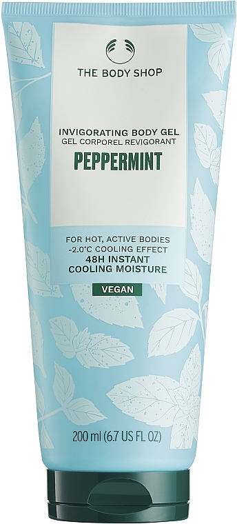 Прохолоджувальний гель для тіла "Перцева м'ята" - The Body Shop Peppermint Invigorating Body Gel — фото N1