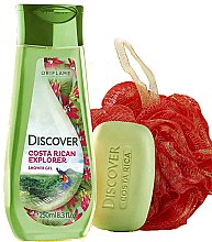 Парфумерія, косметика Набір - Oriflame Discover Costa Rican Explorer (soap/90g + sh/gel/250 + sponge)