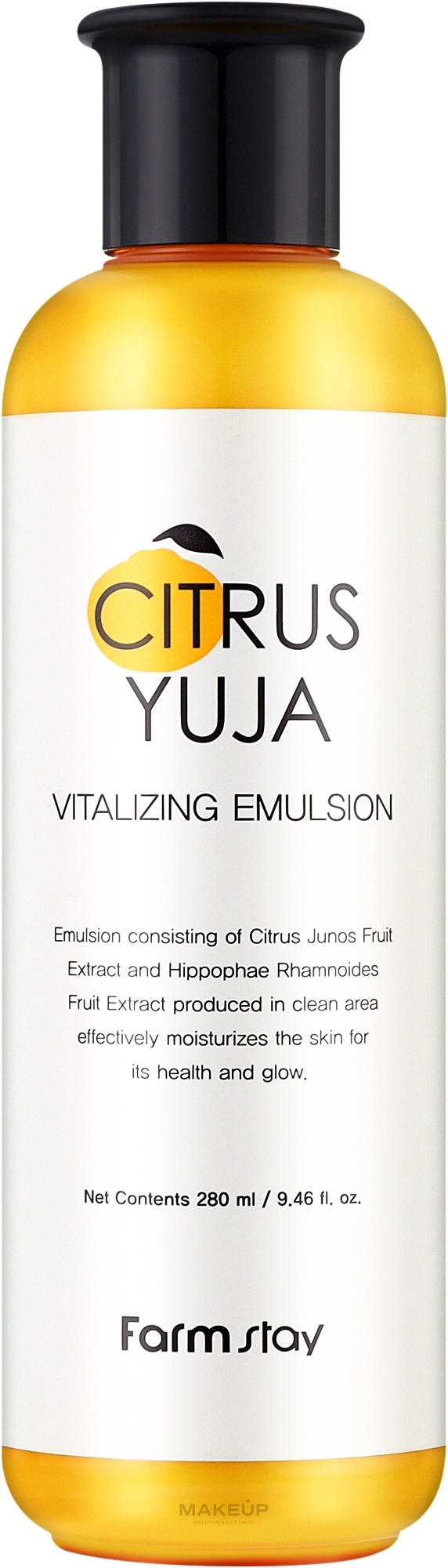 Емульсія з екстрактом юдзу - FarmStay Citrus Yuja Vitalizing Emulsion — фото 280ml