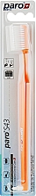 Зубная щетка "S43", оранжевая - Paro Swiss Isola F — фото N1