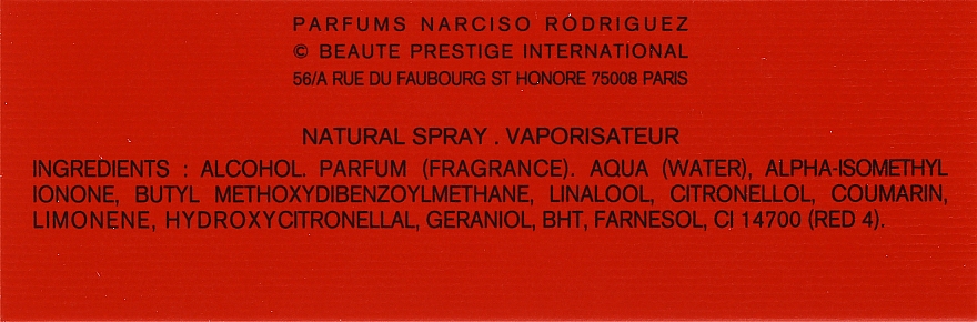 Narciso Rodriguez Narciso Rouge - Парфюмированная вода — фото N3