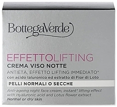 Нічний крем для обличчя з ефектом ліфтингу - Bottega Verde Lifting Effect Anti-Ageing Night Face Cream — фото N3