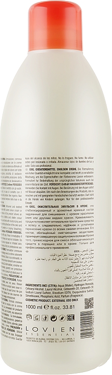 Окислювач 6 % - Lovien Essential Oxydant Emulsion 20 Vol — фото N3