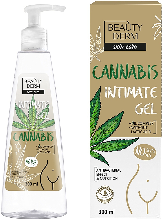Гель для интимной гигиены "Cannabis" - Beauty Derm Scin Care Intimate Gel Cannabis — фото N1