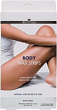 Восковые полоски для тела - Revitale Body Wax Strips Green Tea & Mint — фото N1
