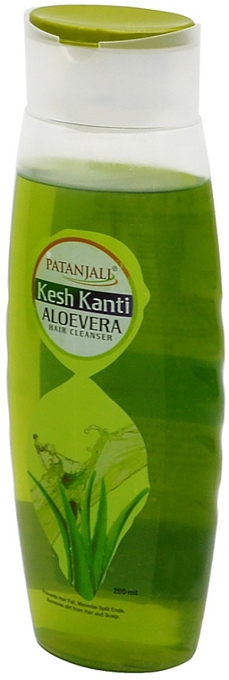 Шампунь для волос "Алоэ вера" - Patanjali Kesh Kanti Aloe Vera Hair Cleanser  — фото N3