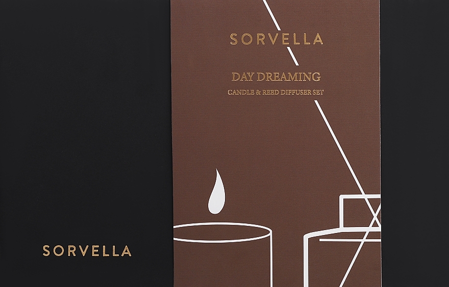 Набір - Sorvella Perfume Home Fragrance Day Dreaming (aroma diffuser/120ml + candle/170g) — фото N1