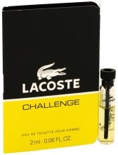 Духи, Парфюмерия, косметика Lacoste Challenge - Туалетная вода (пробник)