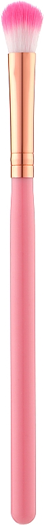 Кисточка ультрамягкая для хайлайтер и шиммера, светло-розовая - Man Fei — фото N1