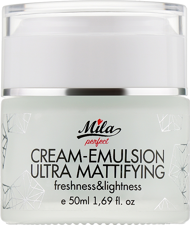 Ультра-матирующая крем-эмульсия для лица - Mila Cream-emulsion Ultra Mattifying — фото N1