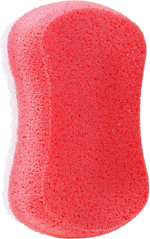 Губка массажная для тела "XXL", красная - Grosik Camellia Bath Sponge — фото N1