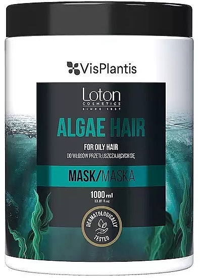 Маска для волос с экстрактом водорослей - Vis Plantis Loton Algae Hair Mask — фото N2