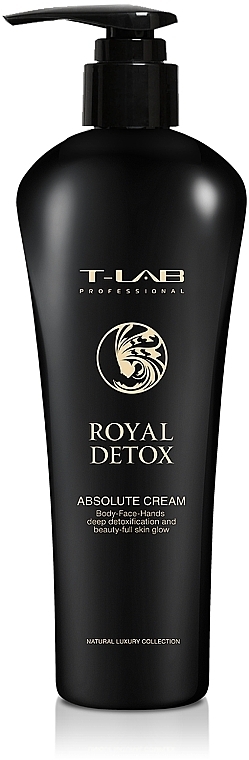 Крем для абсолютної детоксикації обличчя, рук і тіла - T-Lab Professional Royal Detox Absolute Cream — фото N1